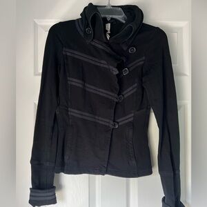 Lululemon Black Sweatshirt Jacket Size 4